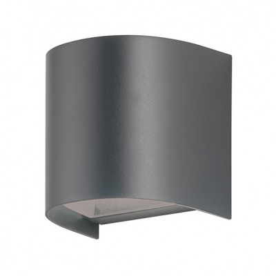 Φωτιστικό Σποτ Μονής Κατεύθυνσης με ντουί GU10 230V Πλαστικό IP65 Γκρι 21-0226-10